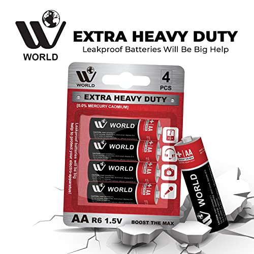 Wbm World Aa Carbon Zinc Cells, Long Lasting, All-Purpose For Household And Business Double A Battery, Pack Of 6 (24 Count) #TOP4