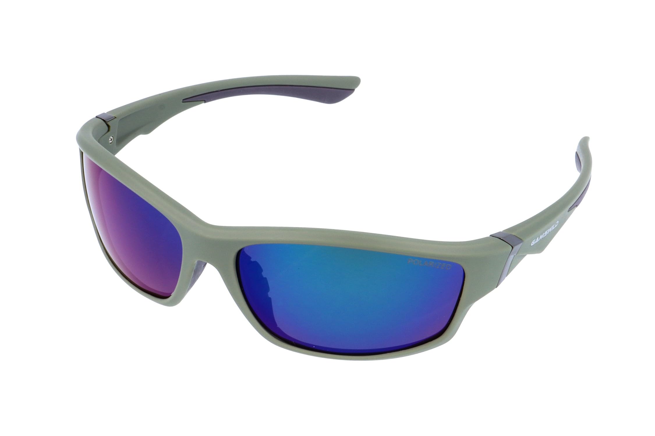 Gamswild WS6036 - Occhiali da sole sportivi, da donna, unisex, colore blu, viola, verde