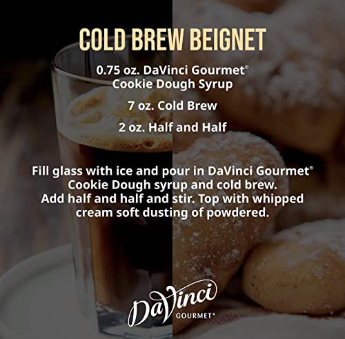 Image of DaVinci Gourmet Classic Cookie Dough Syrup, 25.4 Fluid Ounces (Pack of 4)