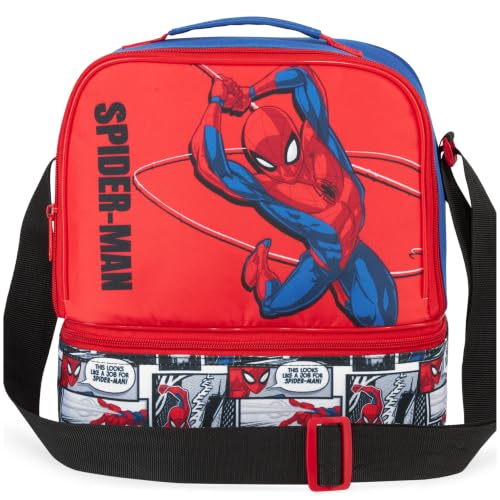 Get Trend Marvel Spiderman Insulated Lunch Bag Dual Compartment