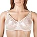 Mayuber Pocket Bra to Hold Fake Boobs Silicone Breast Forms for Crossdressers Mastectomy White Bra, 42