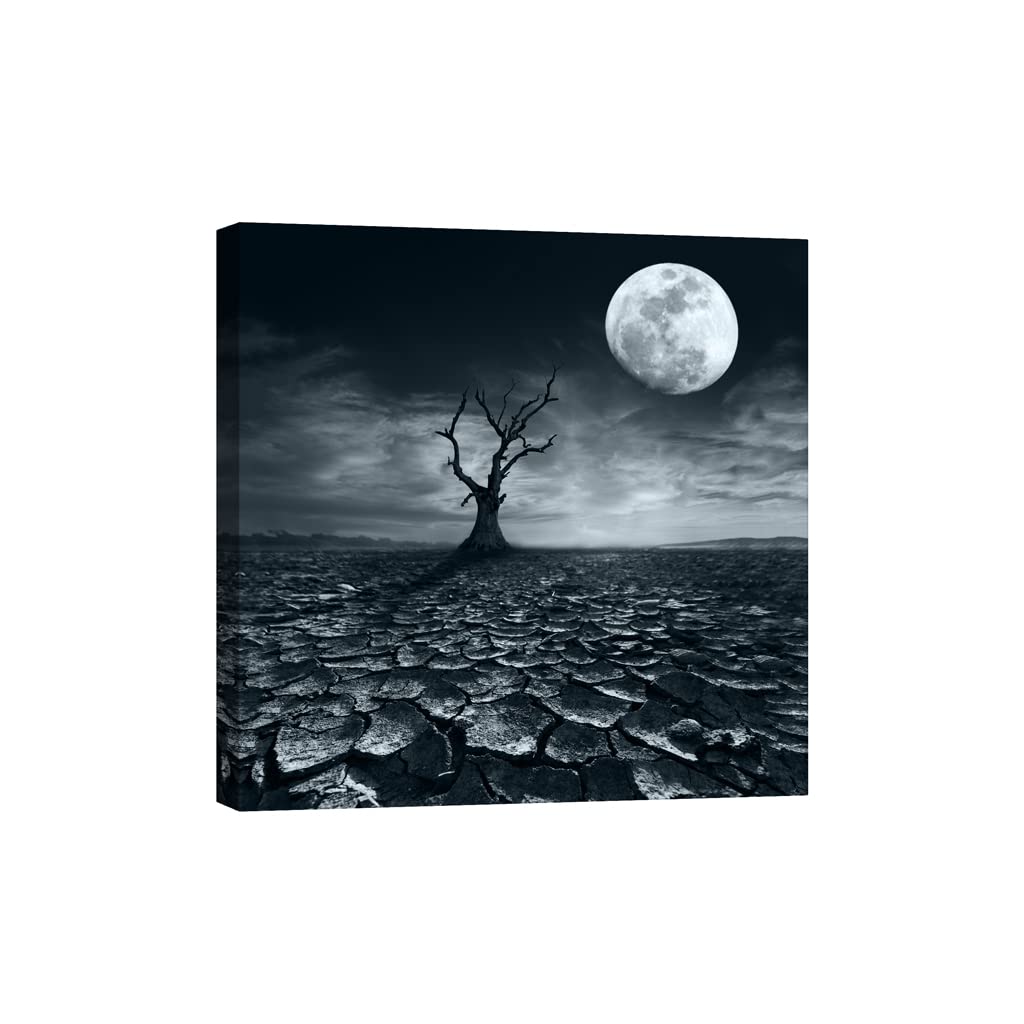 Tableau sur toile Univers DCC033-1 phosphorescent 80x80cm