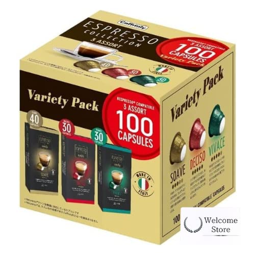 Amazon.co.jp: CAFFITALY ESPRESSO COLLECTION 3ASSORT カフェタリー