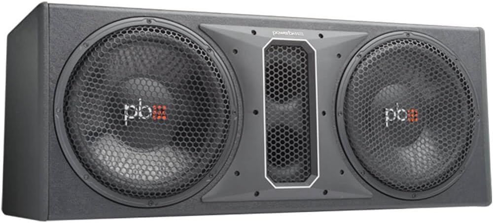 PowerBass PBMPP212 12 inch Dual Subwoofer System with Amplifier