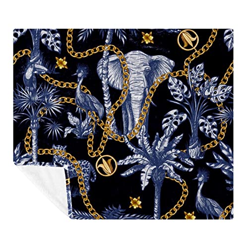 Couverture microfibre de qualité supérieure à motif exotique chic et moderne - 2