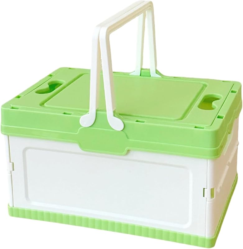 Organizador de almacenamiento plegable eficiente en el espacio, caja plegable multiusos, suministros de Camping, contenedor de artículos para el hogar, caja de almacenamiento plegable