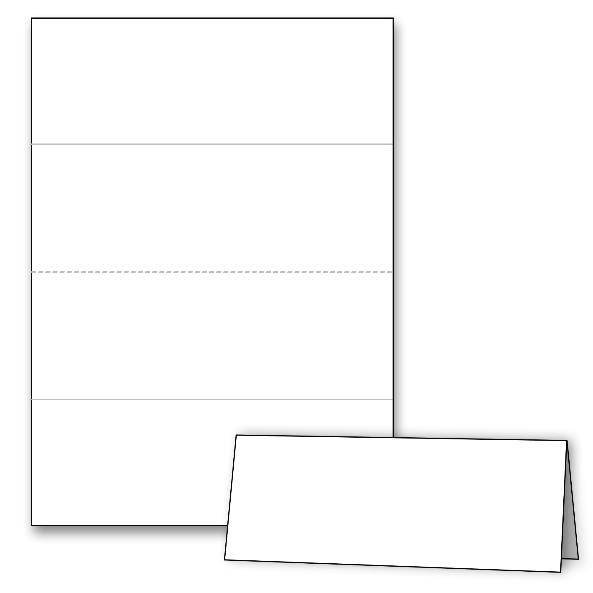 Name Tents For Meetings Printable Name Tent Cards (500) - Large 2 3/4\, image size:2000x2000