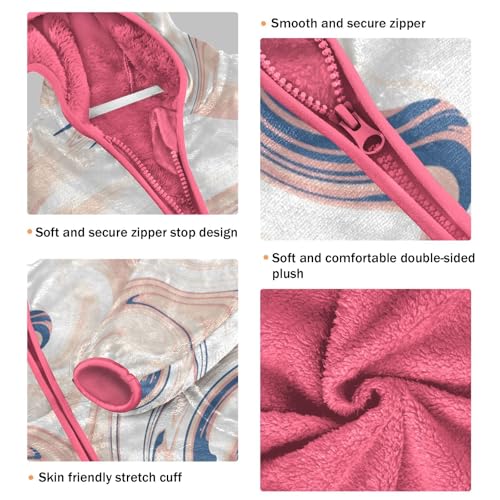 GuoChe Beige Cream Boys Fall Fleece Jacket3