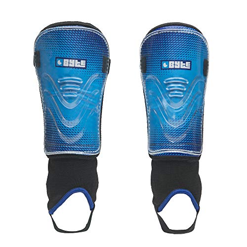 BYTE MX JUNIOR HOCKEY SHINGUARDS BLUE (SMALL)
