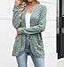 Long Cardigans for Women Lightweight Casual Work Soft Teacher Sweater Cardigan Bolero Shrug with Pockets Olive Green S