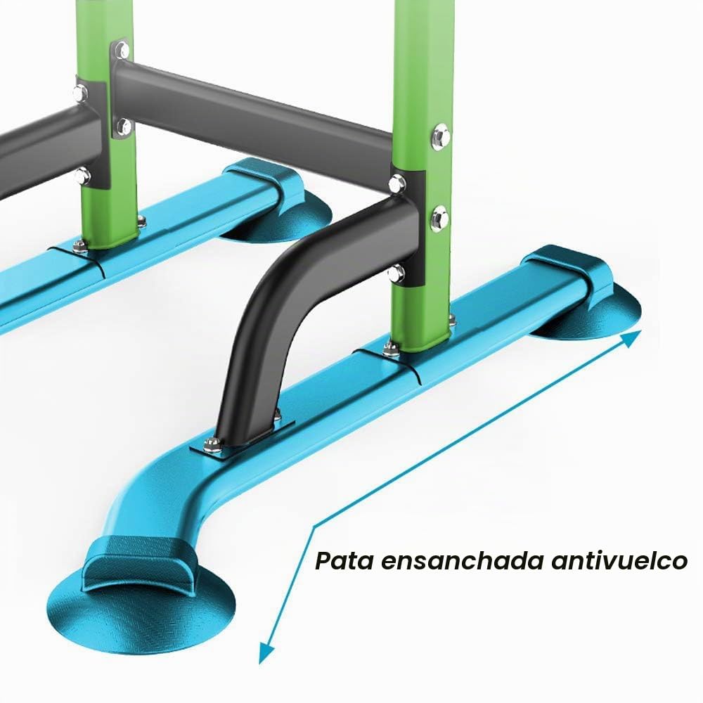 SogesHome Power Tower Estación de Dominadas Barra de dominadas para Gimnasio en casa, Gimnasio, estación de inmersión, Altura Ajustable, Entrenamiento Corporal