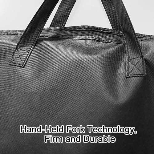 Thickened Non-Woven Garment Bag, Suit Bags with Three-Dimensional Design, Foldable Garmet Bag, for Hanging Clothes Storage(Gray)4