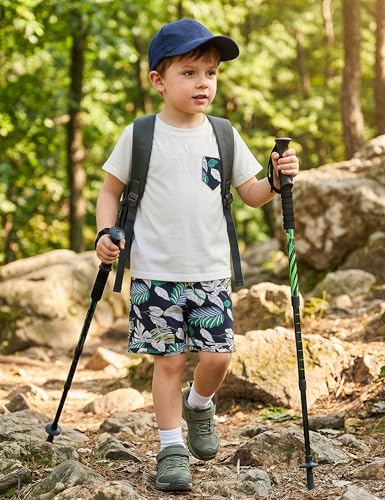 Image of JunNeng Toddler Baby Boy Shorts Sets Hawaiian Outfits,Summmer Hawaiian Shirt+ Elastic Shorts Vacation Clothes