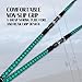 Fiblink Surf Fishing Rod Portable Travel Surf Spinning Rod 4 Piece Carbon Fiber Saltwater Fishing Rod 9'