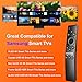 CChubaji Universal Remote Control Compatible with Samsung LED LCD QLED 4K 8K UHD 3D HDTV HDR Frame Curved Crystal Smart TVs - NO Voice Function (Pack of 2)