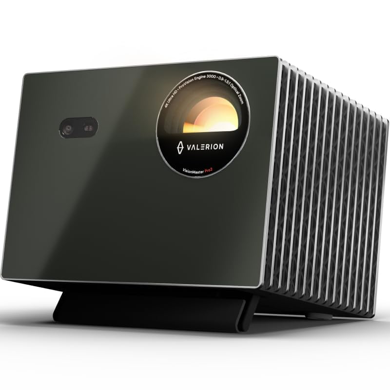 Valerion VisionMaster Pro2 Triple Laser 4K Beamer, 3000 ISO Lumen, HDR10+, IMAX...