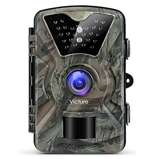 Victure Trail Game Camera 1080P 12MP Wildlife Camera Motion Activated Night Vision with 2.4 inch LCD Display IP66 Waterproof Design for Wildlife Hunting and Home Security