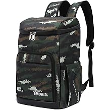 Cooler Bag, Backpack Type, Large Capacity, Cold Retention, 12 Hours, 3 Layers, Waterproof, 600D Oxford, Outdoors, Camping, BBQ, Picnic, Commuting to School or School, Shopping, Ambidextrous