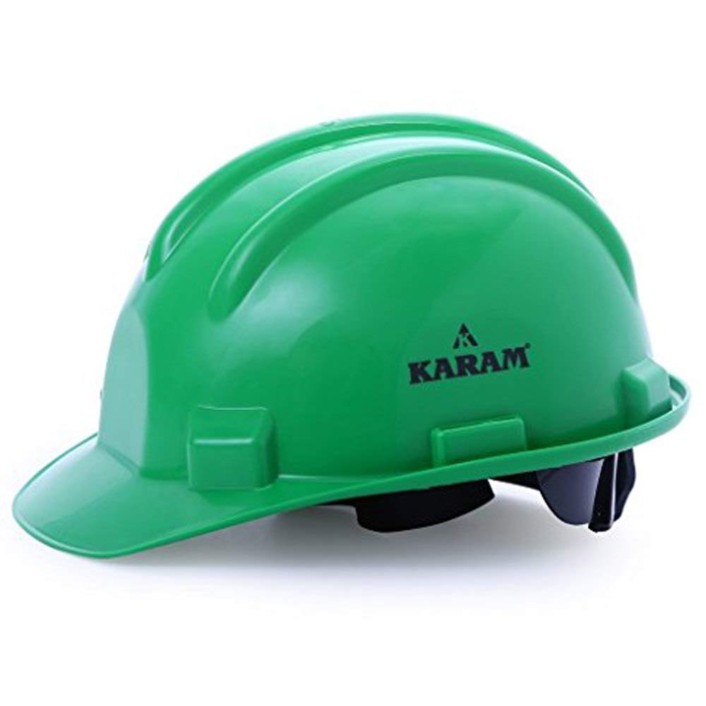 Karam PN521 Safety Helmet (Green) Pack Of 2 : Amazon.in