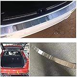 🚘 【Efectos protectores】 El protector del parachoques trasero es muy estable y no se cae fácilmente. Puede reducir el daño al borde del parachoques al cargar y descargar la carga en el maletero y proteger parcialmente la parte trasera del automóvil en caso de colisión.