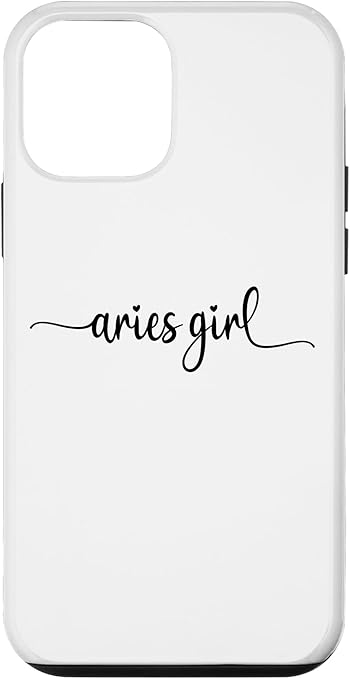 iPhone 12 mini Aries Girl Astrology March April Birthday Zodic Sign Case