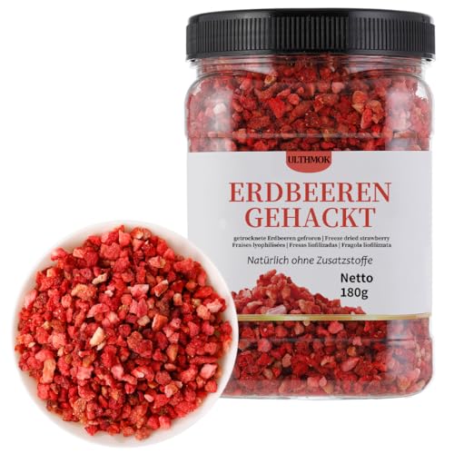 Fragole Liofilizzate Tritate 180g