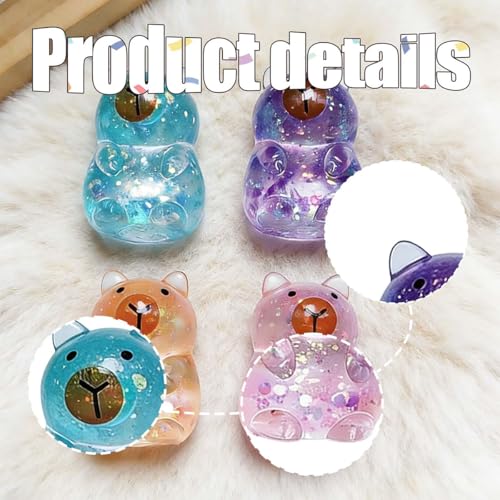 Image of 4 Pcs Capybara Squishy, Taba Squishy, Squishy Toy for Stress Relief, Cute Mystery Dumplings Squishy and Squishy Toy Slow Rising Collection
