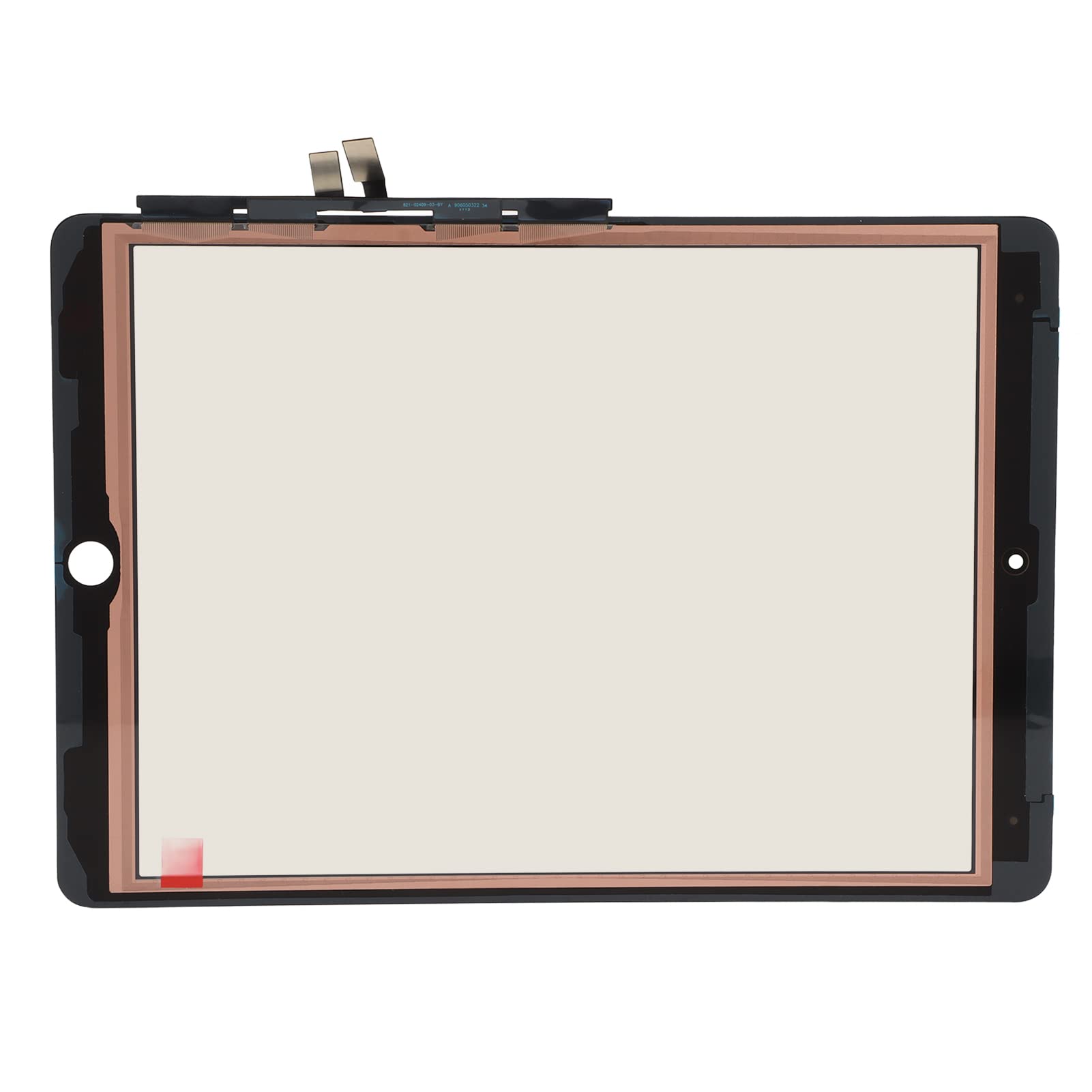 Zespół Digitizera Ekranu Dotykowego do Czarnego Tabletu IOS 9 2021 9. Generacji 10.2 A2602 A2603 A2604 A2605, Wymiana Przedniego Panelu ze Szkła Hartowanego, trwałość i odporność na Zużycie