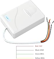 Vista 8 de Sistema de control de acceso para puerta, impermeable, NFC RFID, kit de cerradura magnética eléctrica de 600 libras, con botón de salida táctil