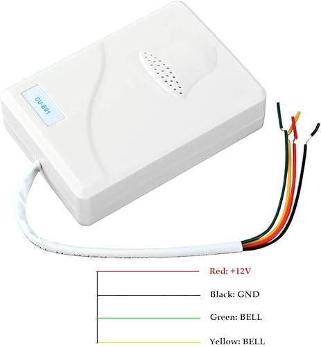 Miniatura 8 de Sistema de control de acceso para puerta, impermeable, NFC RFID, kit de cerradura magnética eléctrica de 600 libras, con botón de salida táctil,