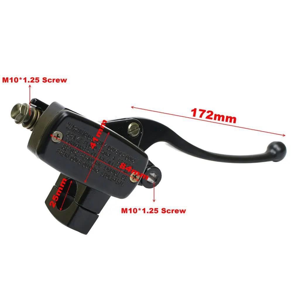 Kupplung Bremshebel Für Intruder 800 1994-2004 Für Intruder 1400 1990-2004 Motorrad Hauptbremszylinder Kupplungshebel(1 pair Black)