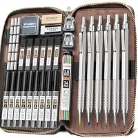 Amazon.co.jp: シルバーメタルシャープペンシル30本セット レザー