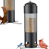 LCSEVEN Bird Feeders for Outdoors Squirrel Proof with...