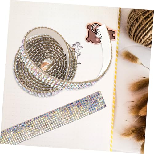 Ruban strass autocollant haut de gamme TEHAUX, rouleau décoratif résistant à la chaleur