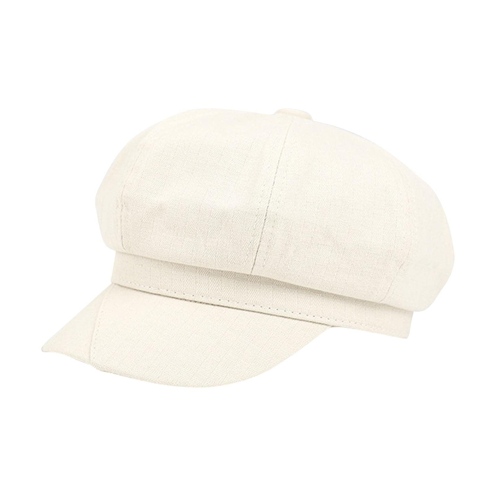 HEAVENGLOW Cabbie Flat Hat Flat Caps Newsboy Hat for Summer Womens Beige|1 Women Newboy Hat|Hats|Clothing, Shoes & Accessories-image-25