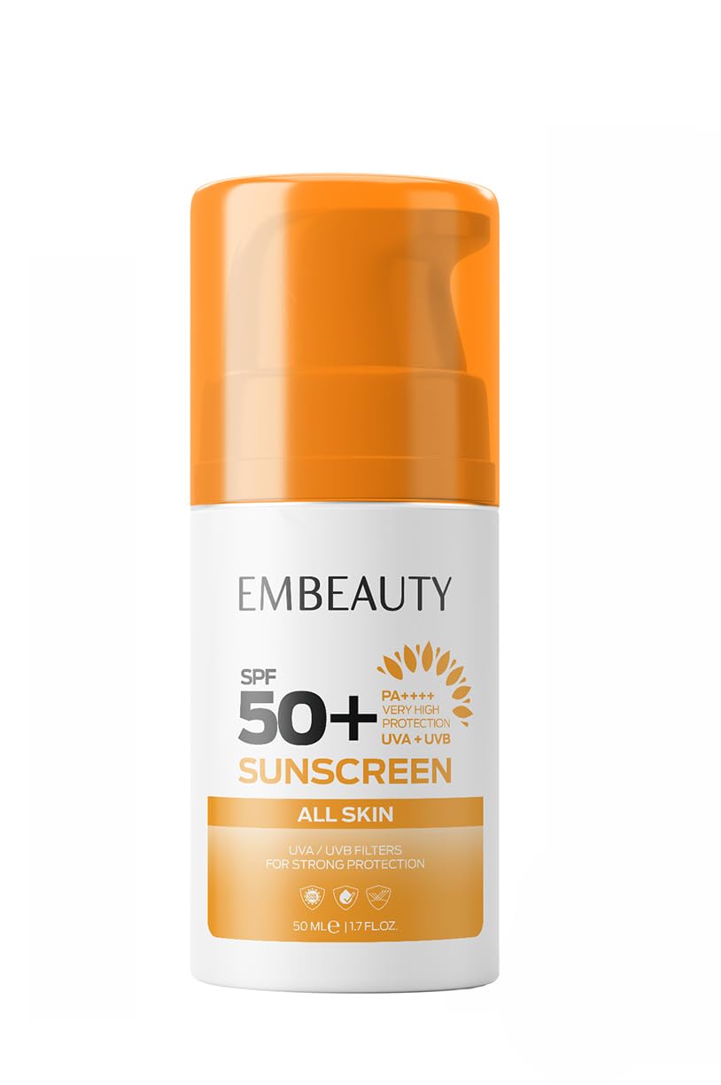 Tüm Cilt Tipleri için Yüz Güneş Kremi SPF50+ 50 ml