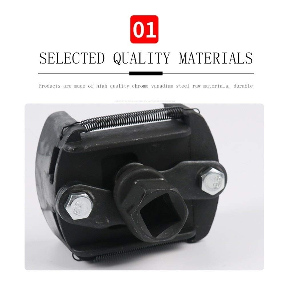 Filtre universel en acier Cast Wrenches réglable 2 Mâchoires-filtre à huile Filtre à carburant Remover Outil de suppression de clé en acier Moulage Outils de jardin