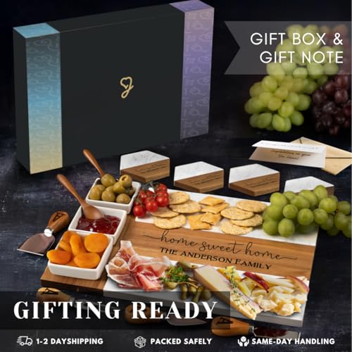 Tabla rectangular de mármol y madera personalizada miniatura 2