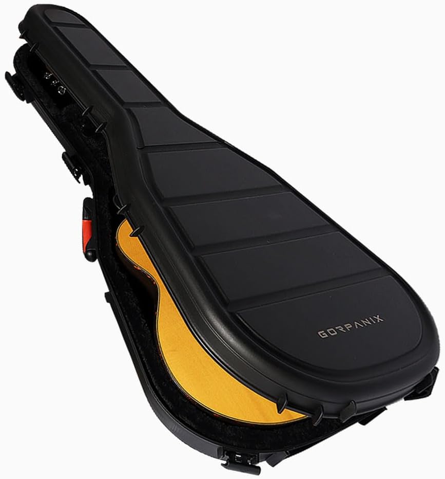 Guitar Case Hard for Martin SC-13E, 41"-42" Acoustic Guitar, Waterproof Hard Shell Case with Thick Padding, Durable PP One-Piece Molded for Most Standard Acoustic Guitars