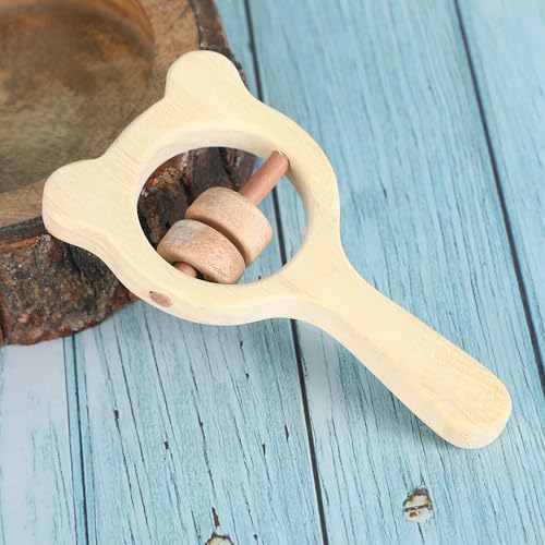 Image of Babbles Neem Wood Teethers for Babies | Wooden Teethers for 6 to 12 Months Baby | Natural and Antibacteria (Rabbit+Turtle+Dumbbell+Micky)