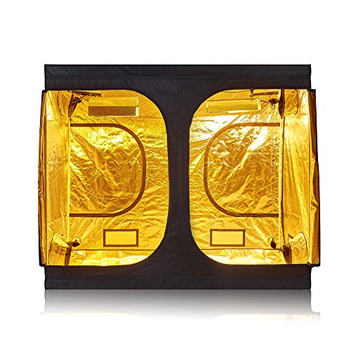 Oppolite Hydroponic 96"X48"X80" Grow Tent Room For Indoor Plant Growing/Green View Window Metal Corners, 8'X4' (96"X48"X78") #TOP3