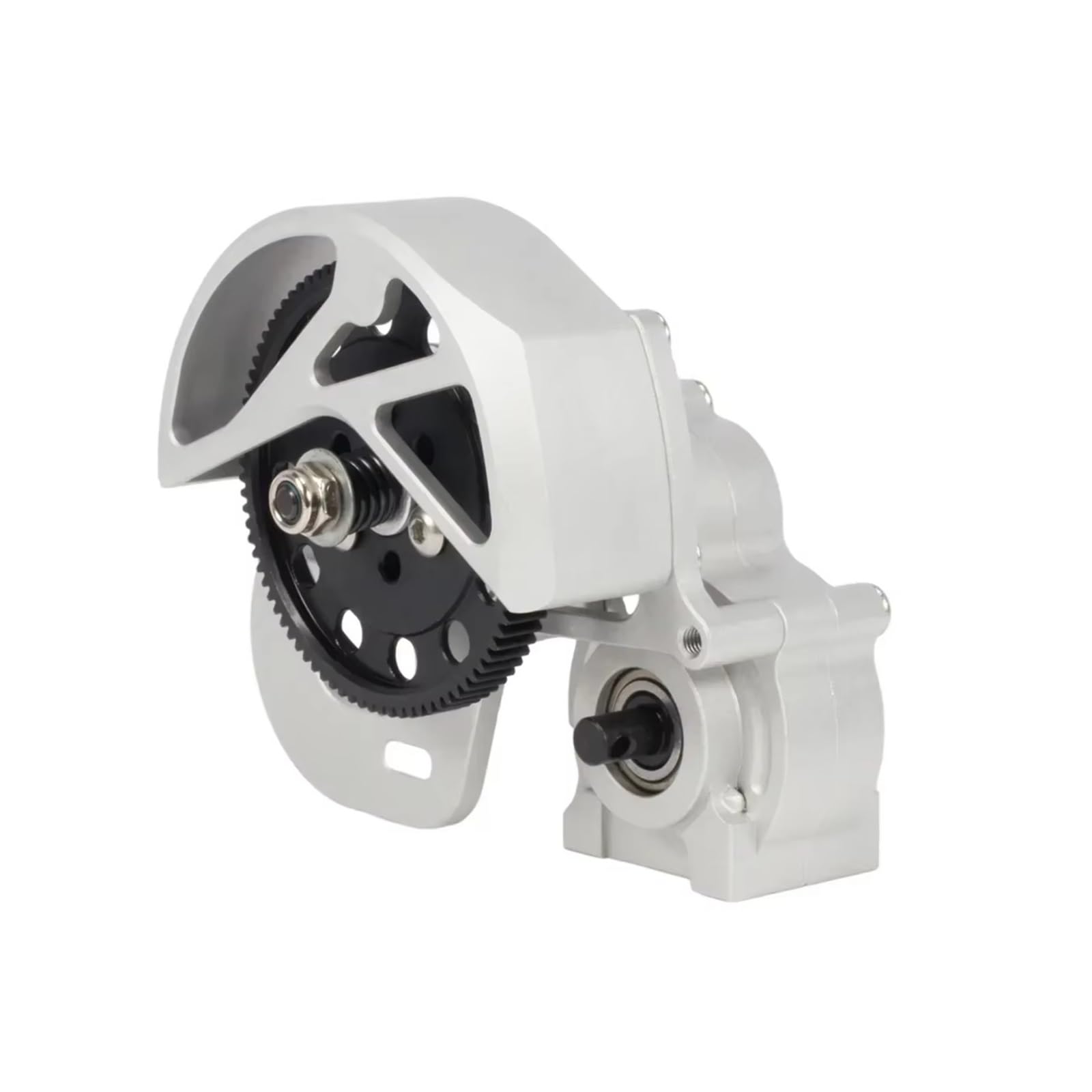 RC Car Accessories for Axial for SCX10 II Smt10 VS4-10 D90 1/10 Metal 3-Gear Transmission AX10 Gearbox Set RC for Rock Crawler for Chassis Upgrade Parts Replacement(Silver)