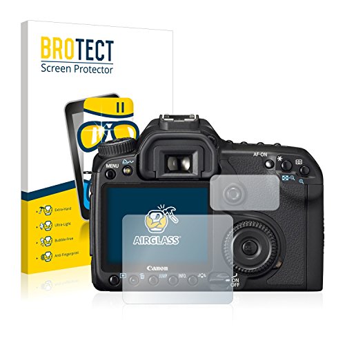 BROTECT Protector Pantalla Cristal Compatible con Canon EOS 40D Protector Pantalla Vidrio - Dureza Extrema, Anti-Huellas, AirGlass