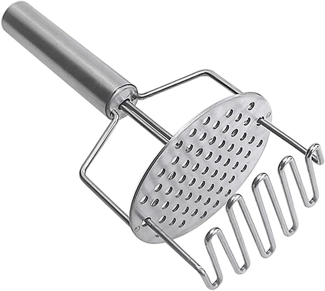 masher 2 In 1 Potato Mashers Stainless Steel Avocado Masher Non-Slip Handle Vegetable Masher For Avocado Mashed Potatoes Beans