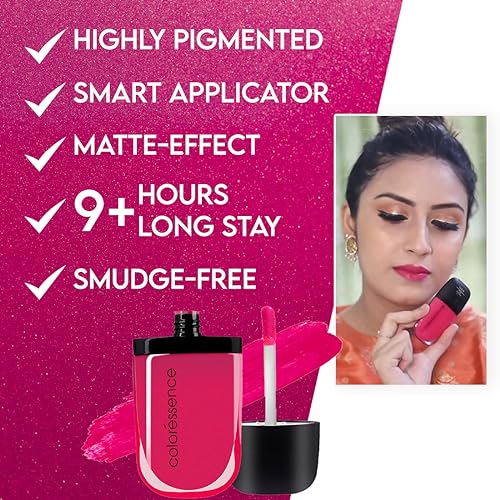 Image of Coloressence Intense Liquid Lip Color - Siren Red