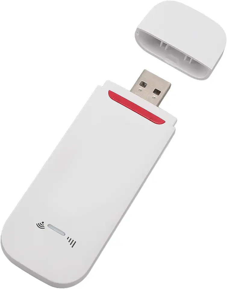 Irfora Roteador Dongle LTE de Modem USB 4G de 500 Mbps, Ponto de Acesso Portátil para Viagens, Aproveite a Velocidade de Conexão Sem Fio Com Slot para Cartão SIM, Adequado Europa
