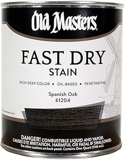 Old Masters 61204 Fast Dry Wood Stain, Spanish Oak