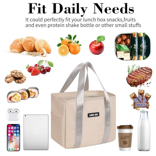 WUWYOUWL Lunch Bag, Cute Carton Insulated Lunch Box - Image 4