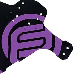 FIFTY-FIFTY Mountain Bike Fender, MTB Mudguard, Front and Rear Compatible, Fits 26, 27.5, 29, Plus Size and Fat Bike Wheel Sizes (Purple)