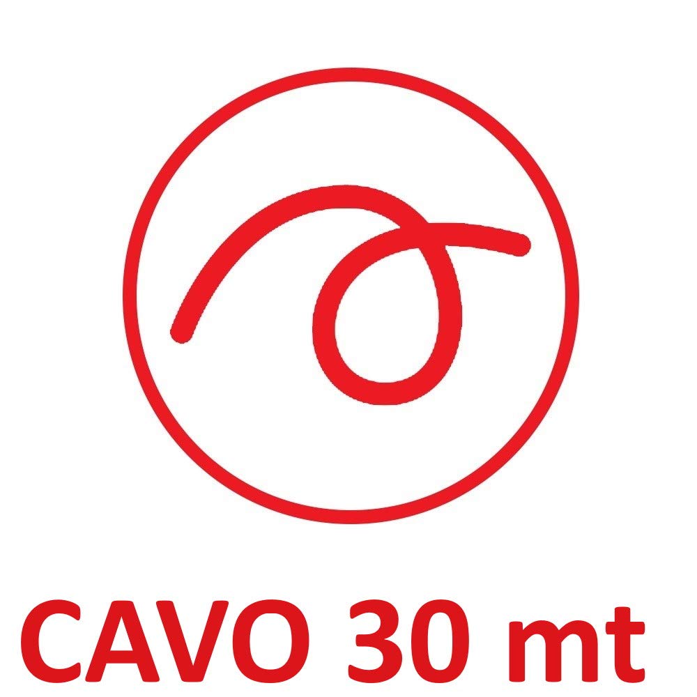 POLY POOL | PP0715 Avvolgicavo Elettrico 230 400V Prolunga Elettrica 30 metri, Bobina Avvolgicavo, Spina Industriale CEE 16 A Avvolgibile 3 Prese 1 Pluristandard e 2 CEE con Disgiuntore